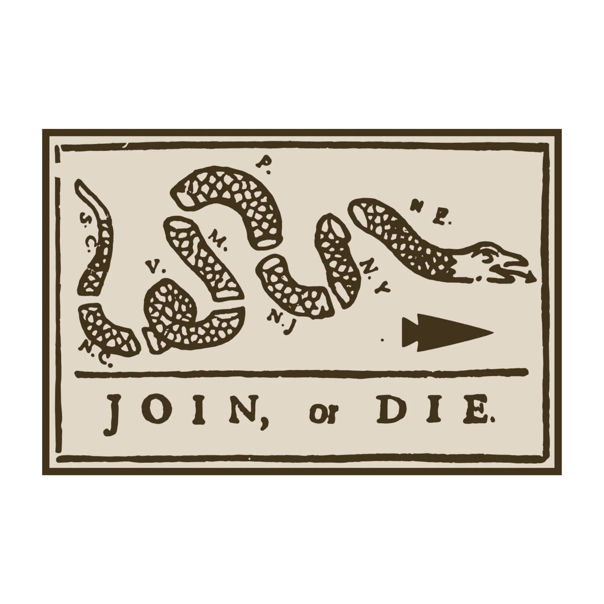 Join or Die Ruck